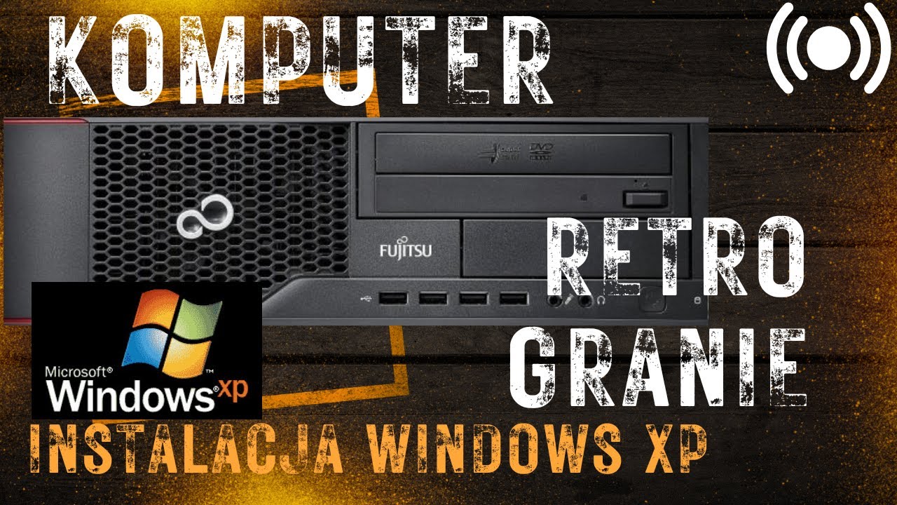 Komputer z Windows XP do retro gier. Komputer Fujitsu AMD FM1 A8 Underground 2 instalacja systemu