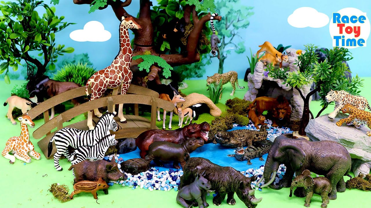 Animal Figures Collection - Learn Animal Names Video for Kids