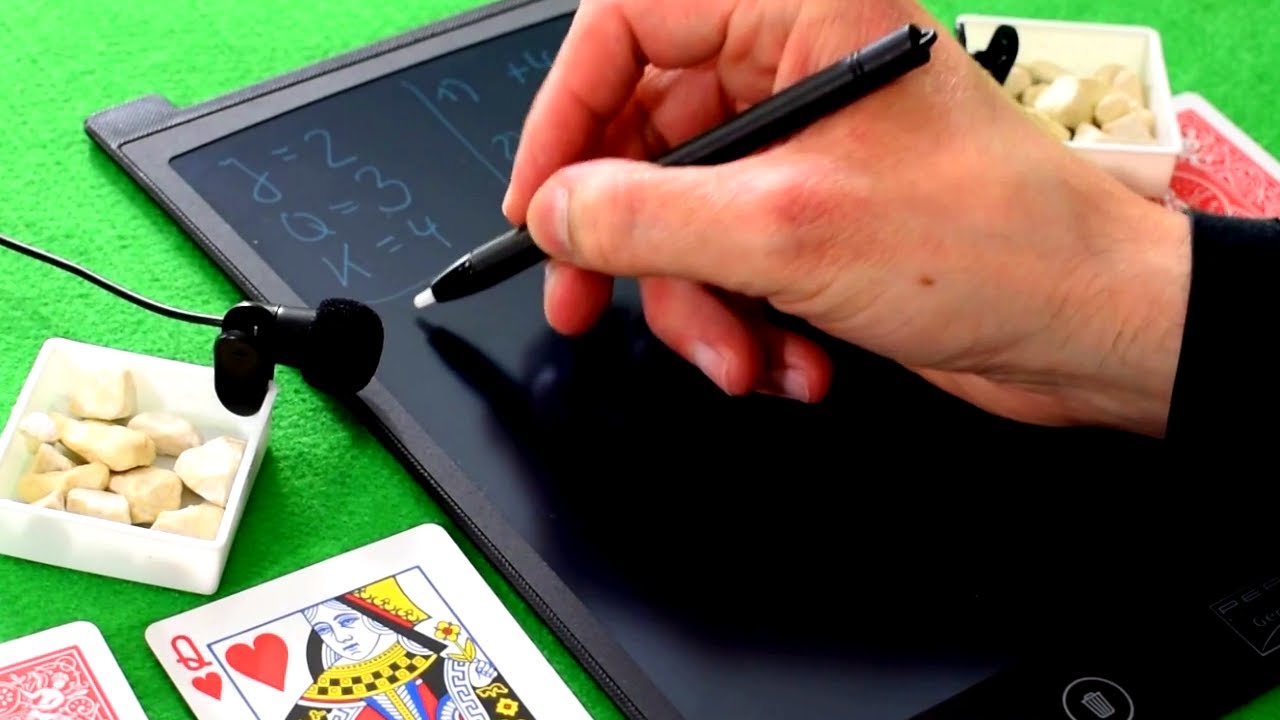 ASMR Magic Card Trick - A Writing Pad Trick