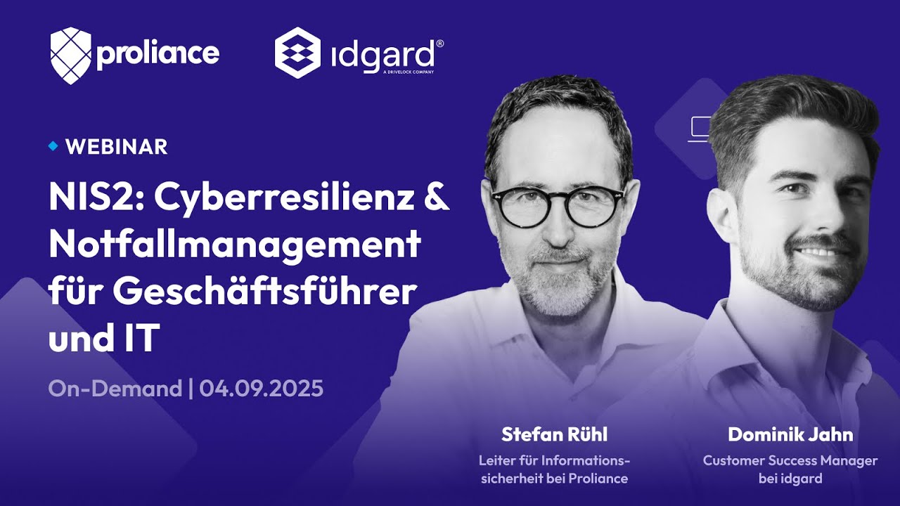 NIS2, Cyberresilienz & Notfallmanagement: Was Geschäftsführer & IT jetzt wissen müssen!