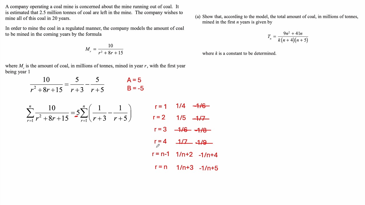 Edexcel A-Level Further Maths Series exam questions