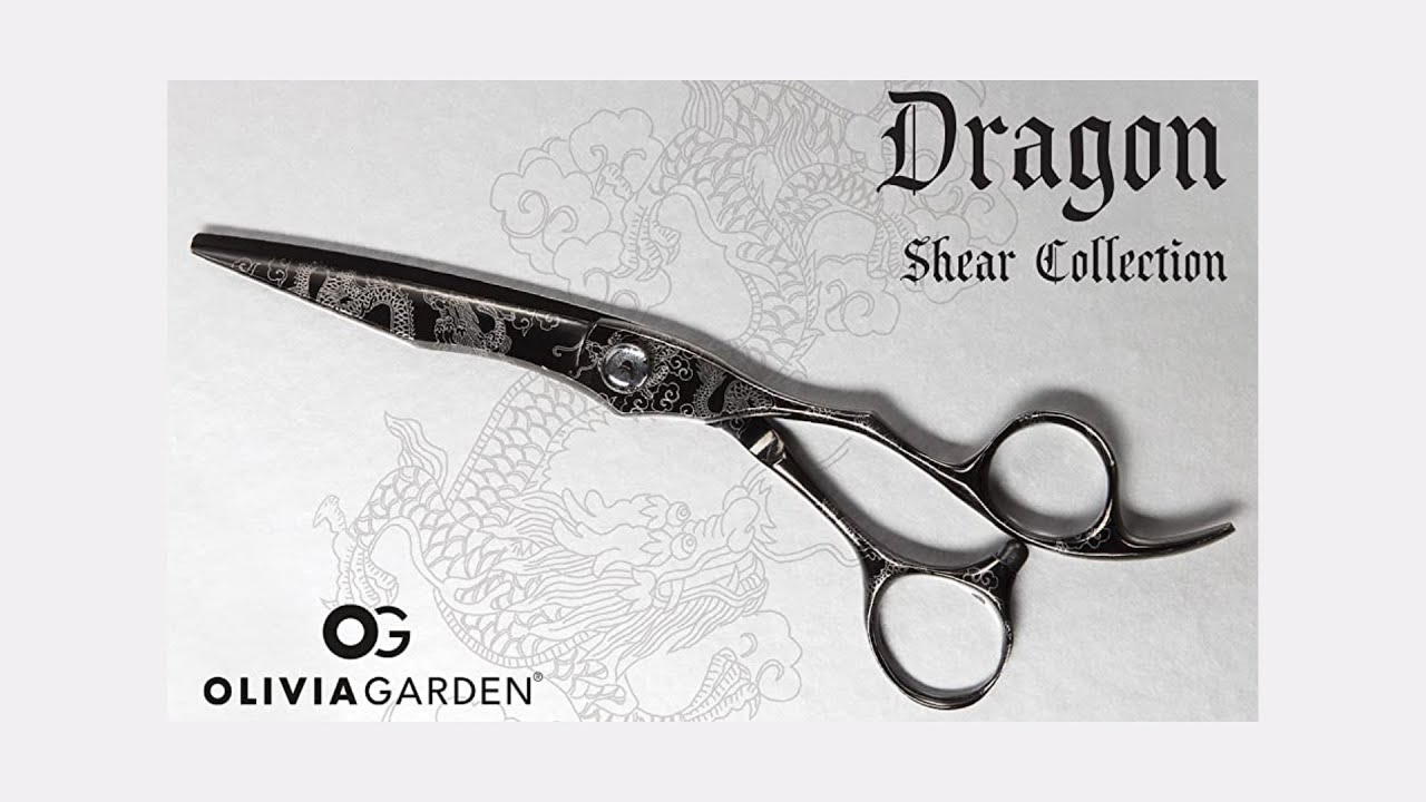 Olivia Garden - Tesoura Dragon dispon&iacute;vel em DB Cosmetic Profissional