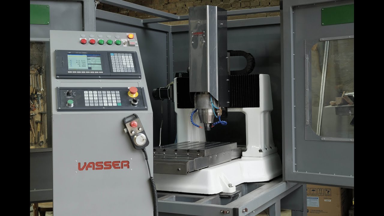 Фрезерный станок с ЧПУ VSS200 milling machine cnc VSS-200 vassercnc