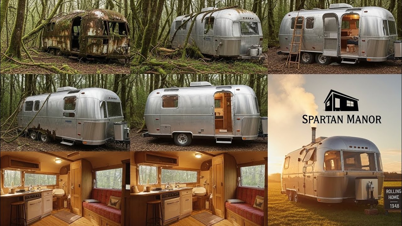 Inside the Restoration of a 1948 Spartan Trailer: From Jungle Ruins to Vintage Perfection