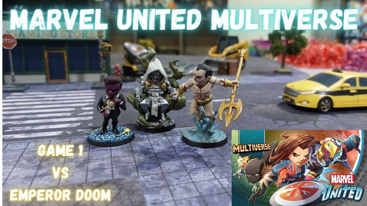 Marvel United Multiverse Game 1 VS Emperor Doom