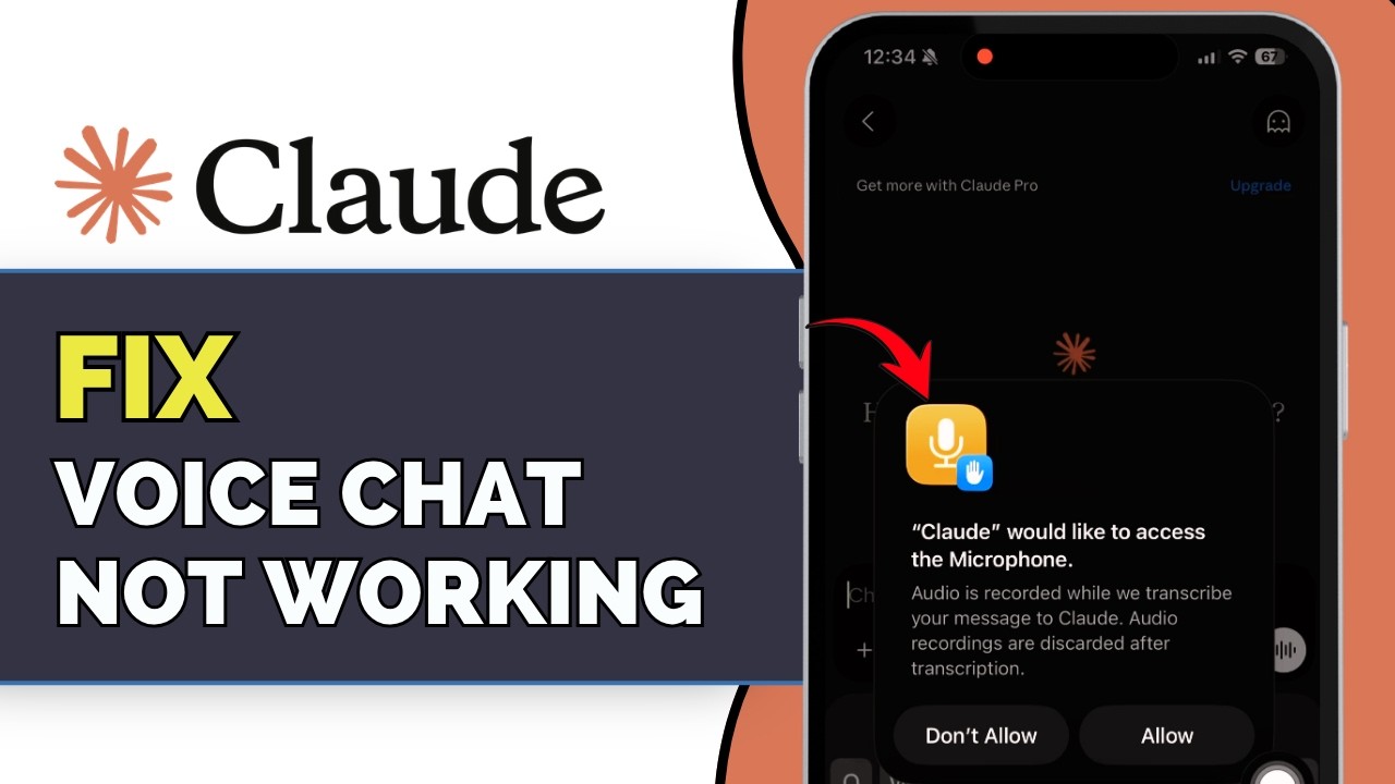 Как исправить неработающий голосовой чат в Claude AI на iPhone и Android (2026)