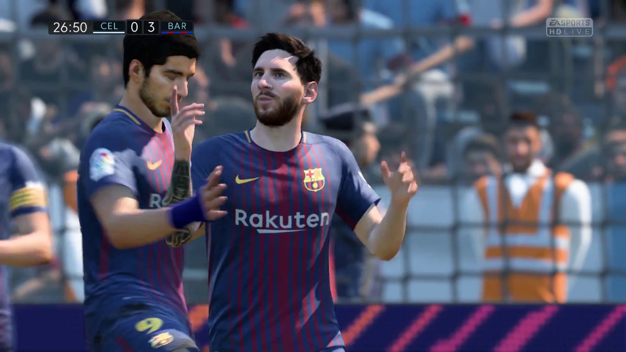 FIFA 18 Barcelona VS Celta Vigo