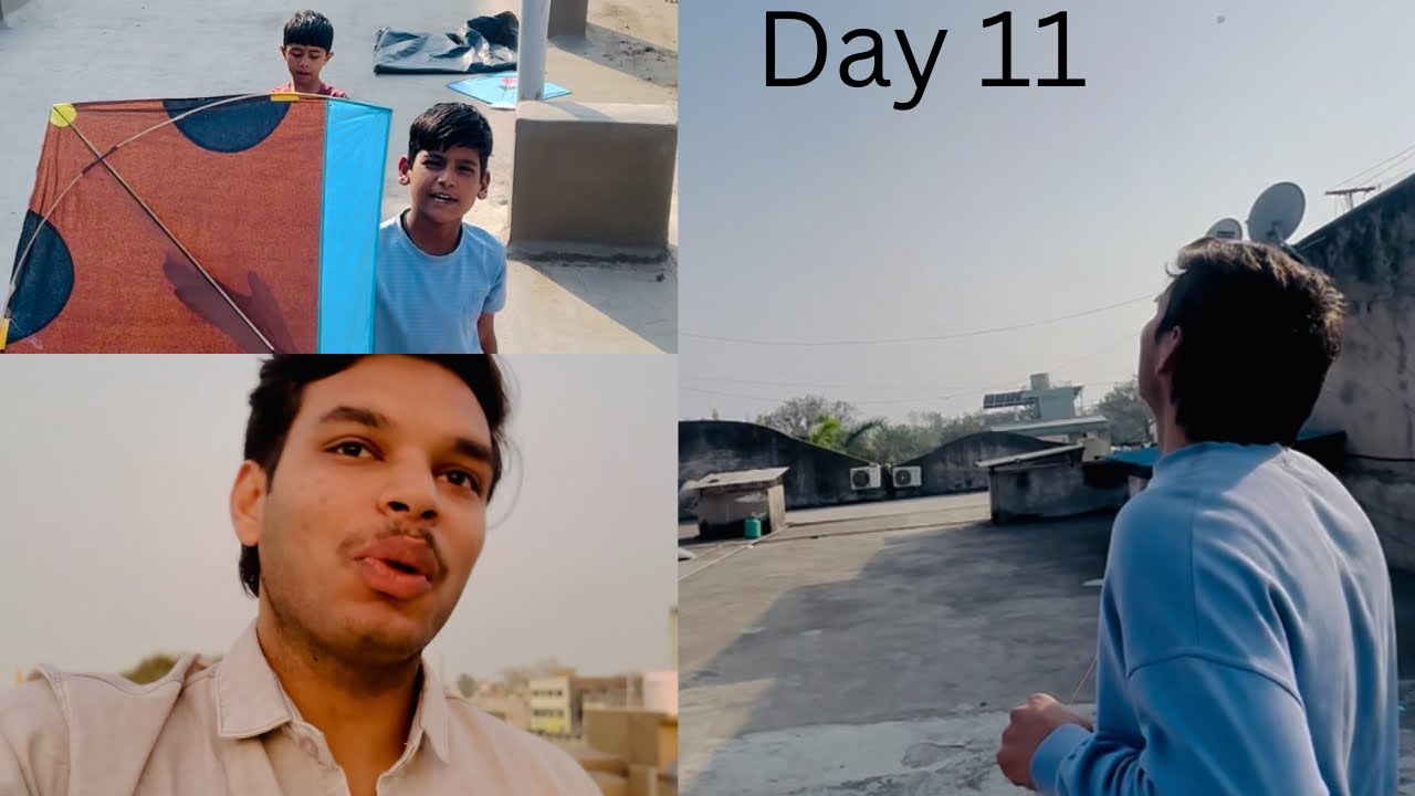 Pure Din Ghar Par Raha 😍 | Patang Udai + Vlog Editing 🎬 | Day 11 Vlog !