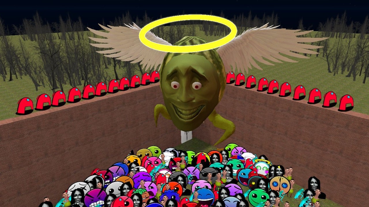 I Spawned an Angel Nextbot… Now the Whole Pit Is Cursed 😱 (GMod)