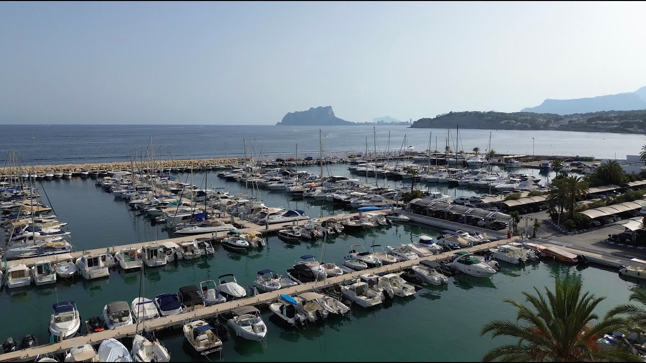 MORAIRA HARBOUR SPAIN 4K - DJI MINI 3 CINEMATIC VIDEO