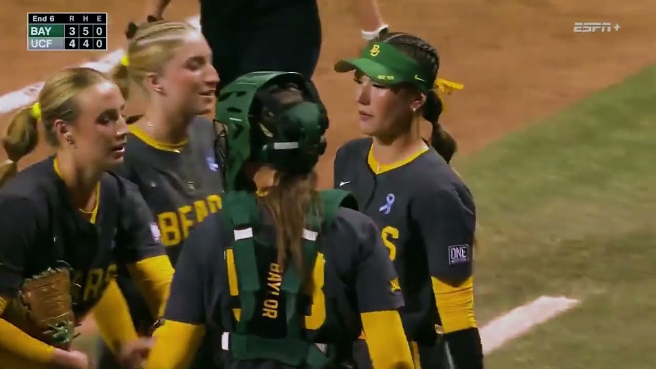 Матч по софтболу команды Baylor: лучшие моменты игры против UCF | 13 марта 2026 г.