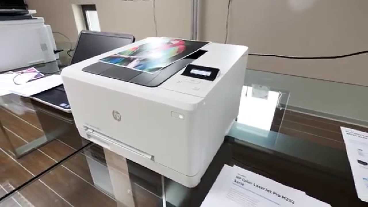 HP Color LaserJet Pro M252 nyomtató bemutató videó