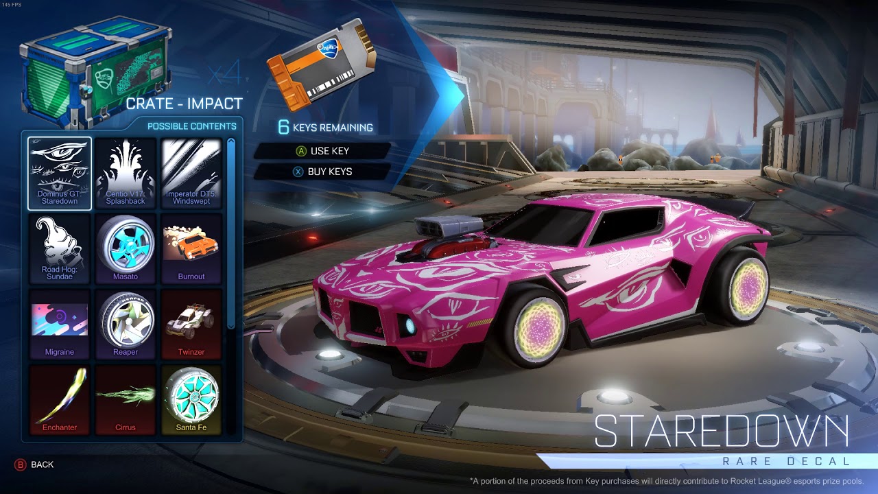 Rocket League - Opened 19x Impact Crates with 1x Mystery Decal or Black Market ?!