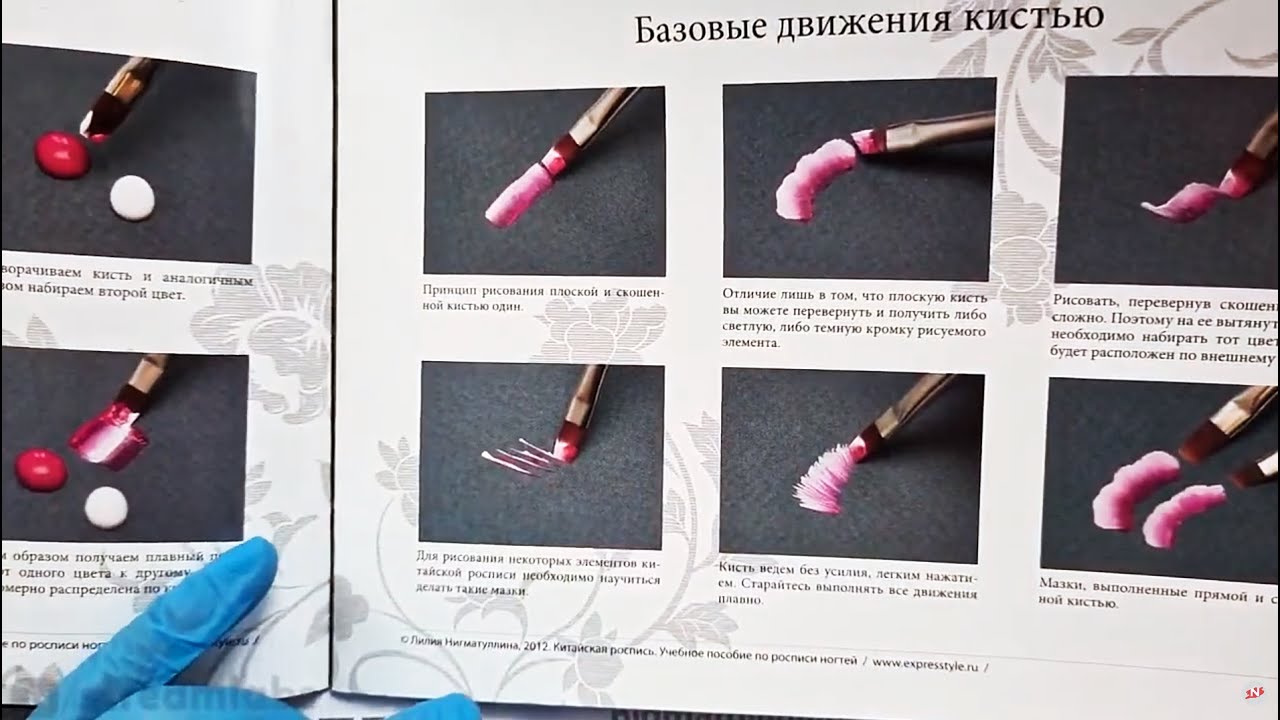 Китайская роспись /One Stroke – Учебное пособие Лилии Нигматуллиной, cсылка в описании