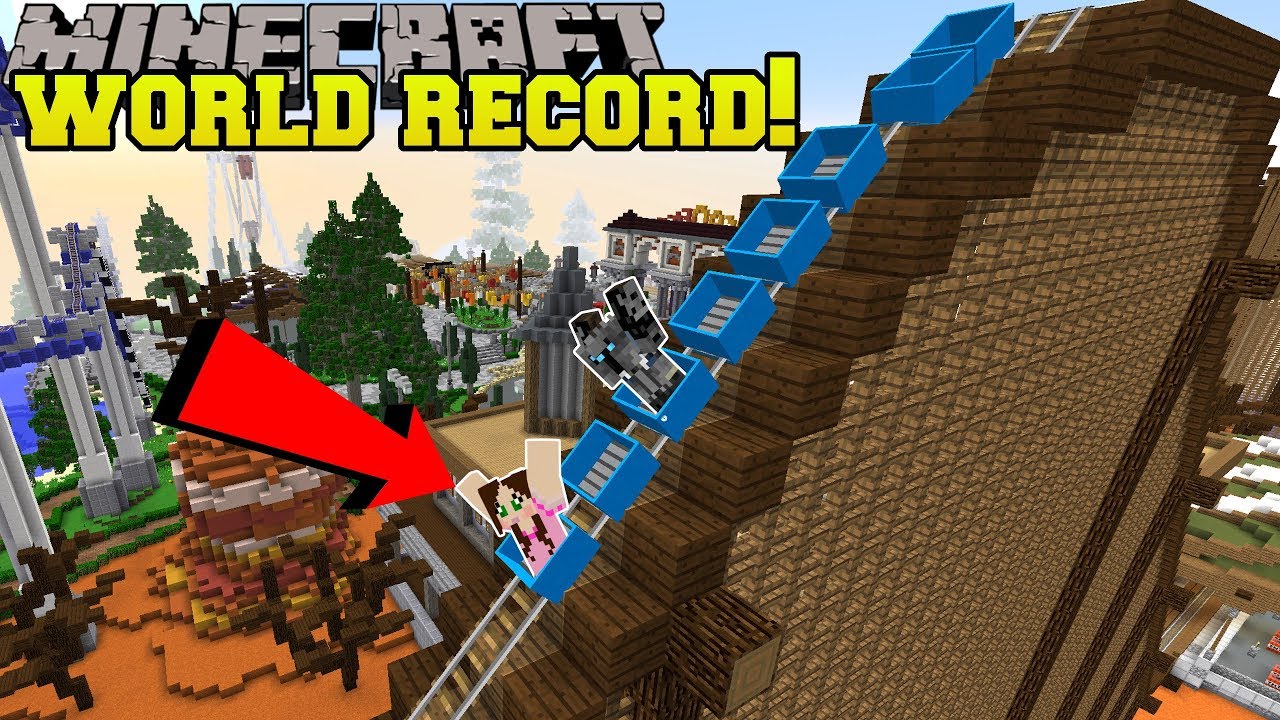 Minecraft: FASTEST ROLLER COASTER EVER!!! - HERO FAIR [1]