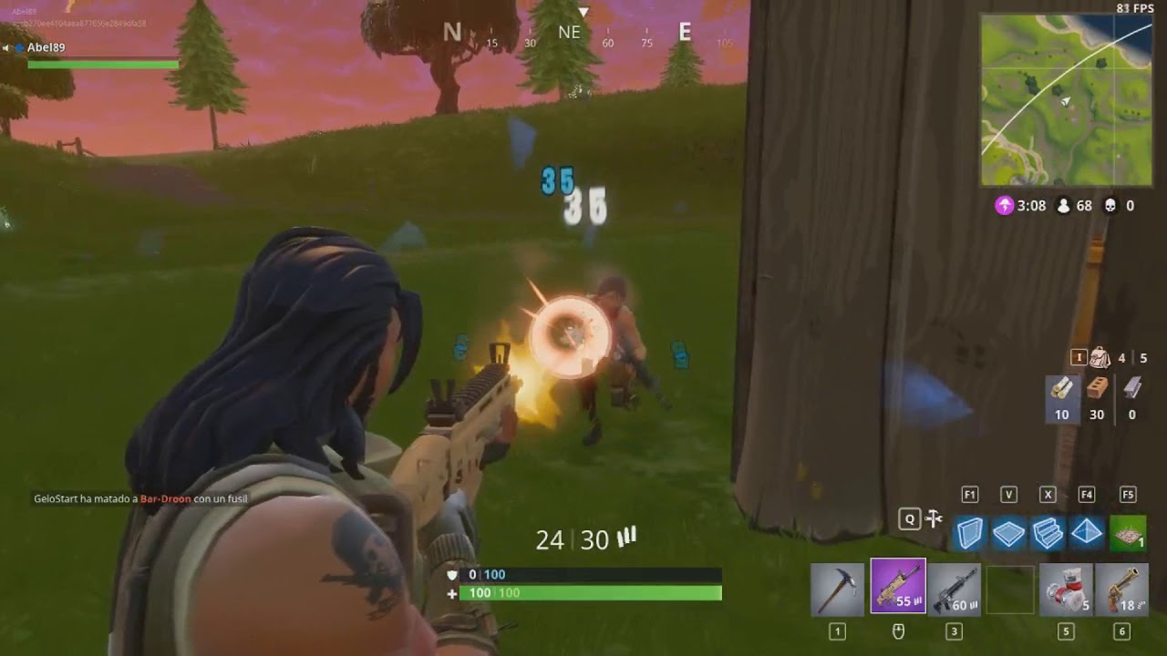Old SCAR sound in FORTNITE SEASON 1 (2017)