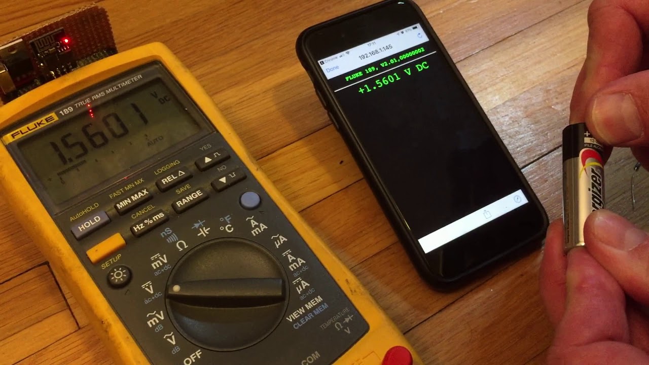 Fluke 189 wifi interface