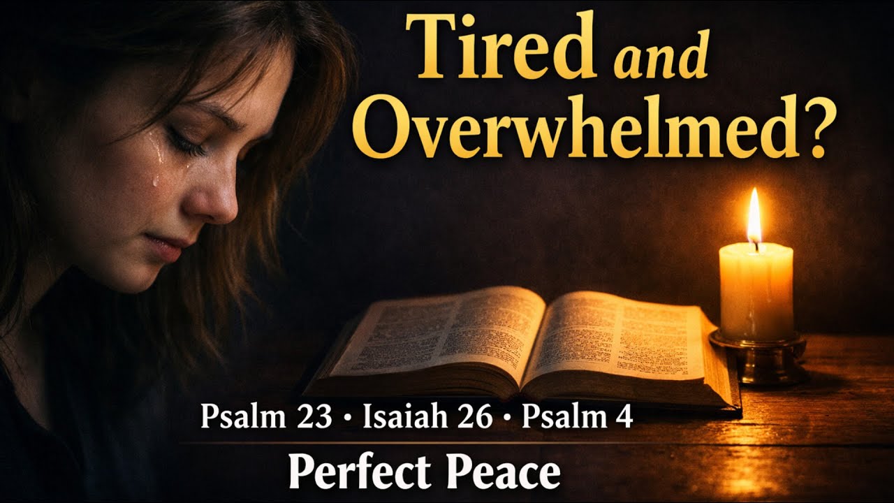 Tired and Overwhelmed, Listen | KJV Bible Reading #KJVBible #PerfectPeace