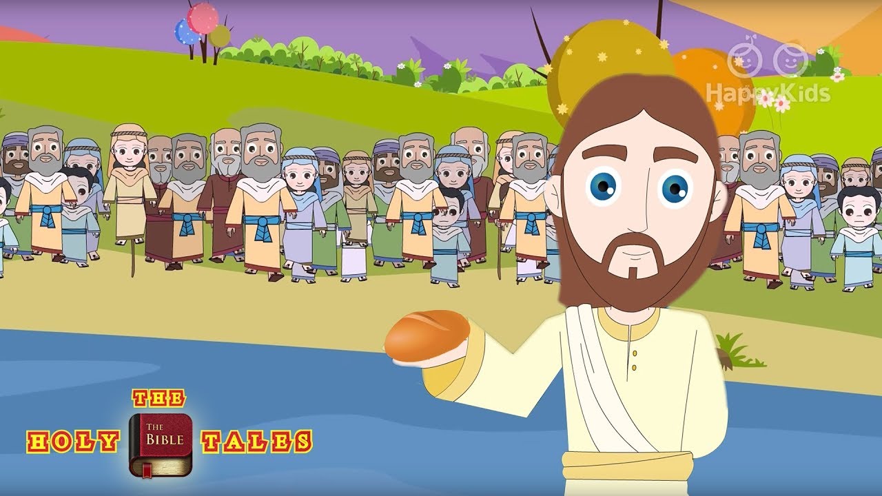 Jesus Feeds the Five Thousand I New Testament StoriesI  Bible Stories| Holy Tales Bible Stories