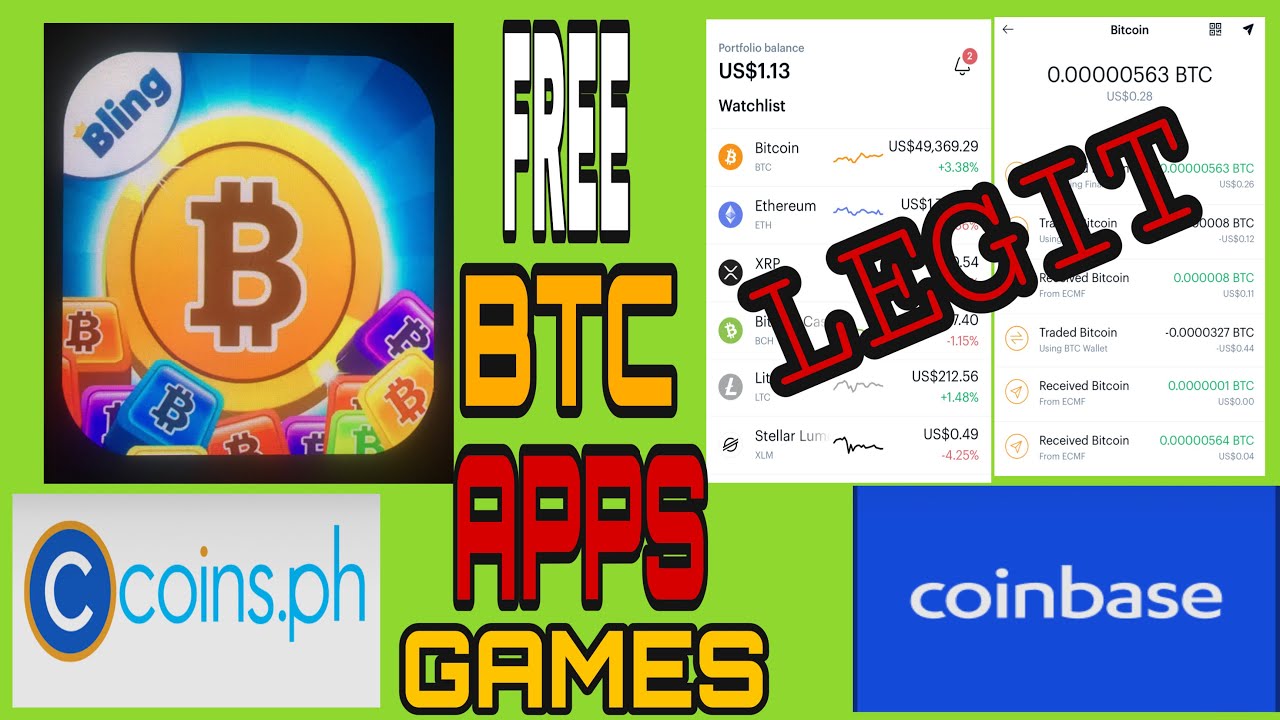 EARN FREE BITCOINs WHILE PLAYING THIS APPS | Legit and free bitcoins | BTC APPS GAMES