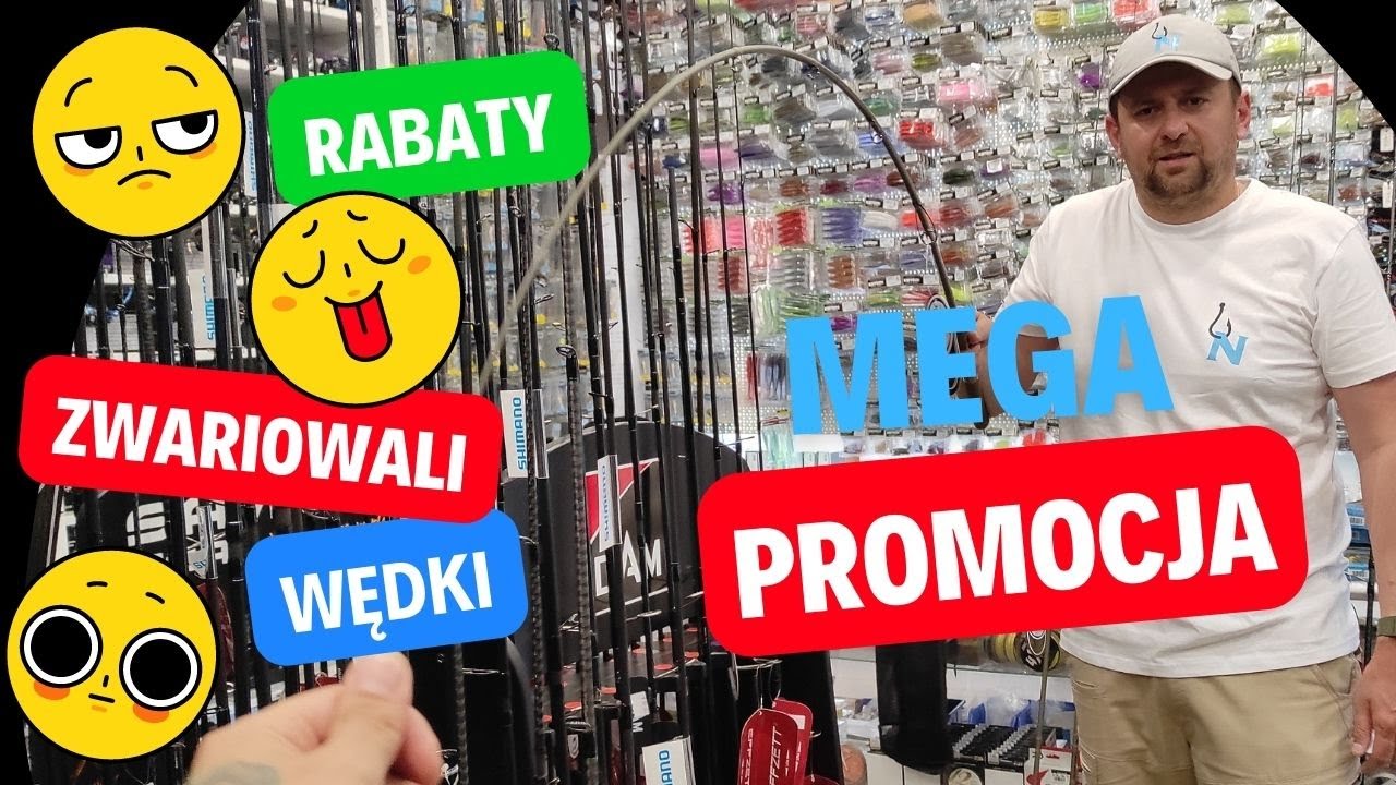 MEGA PROMOCJA !!! - WĘDKI W NAJLEPSZYCH CENACH!!!