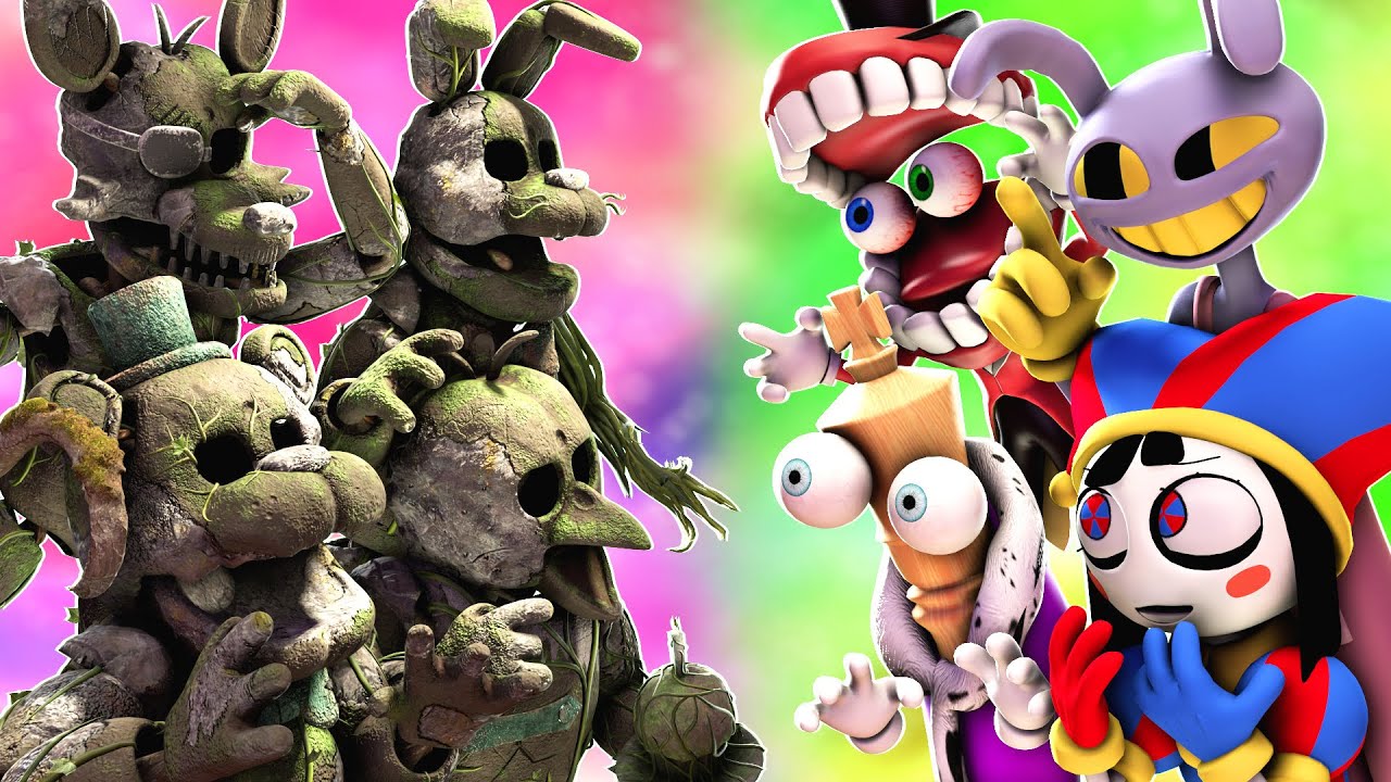[SFM FNaF] Golem vs The Amazing Digital Circus