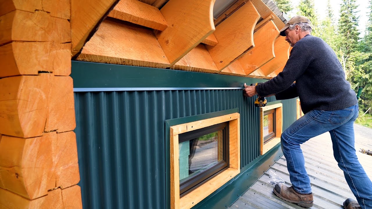 HOW TO BUILD an ALASKAN Log Cabin - Ep 16