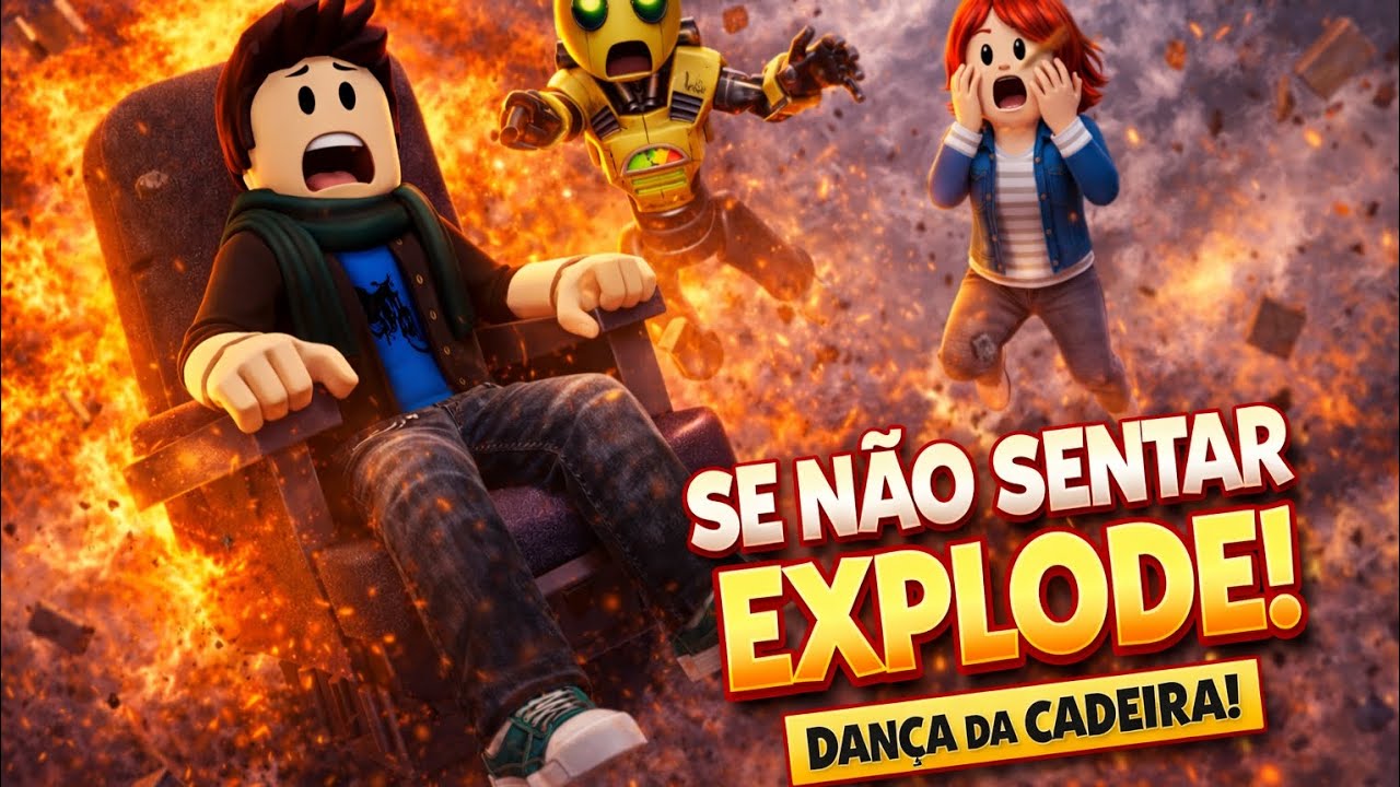 💥 UM ERRO E JÁ ERA! 100 Pessoas disputam a Dança da Cadeira no Roblox 😨🔥