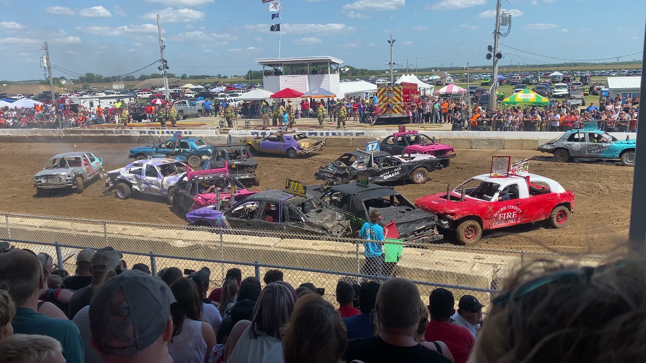 2021 IL Boone County Fair - Demolition Derby
