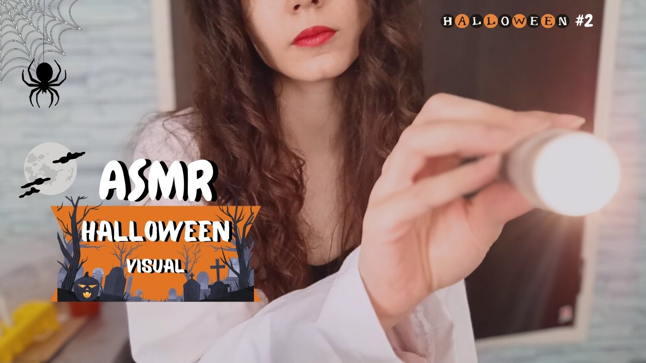 ASMR 🦠Científica loca EXPERIMENTA contigo 👩🏻‍🔬 | Visuales y soft spoken (roleplay HALLOWEEN 🎃)