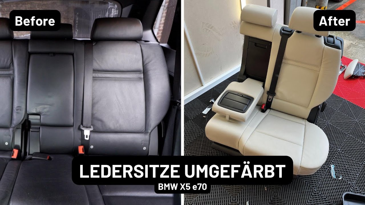 Wir lackieren meine Ledersitze! 😳 | BMW X5 e70