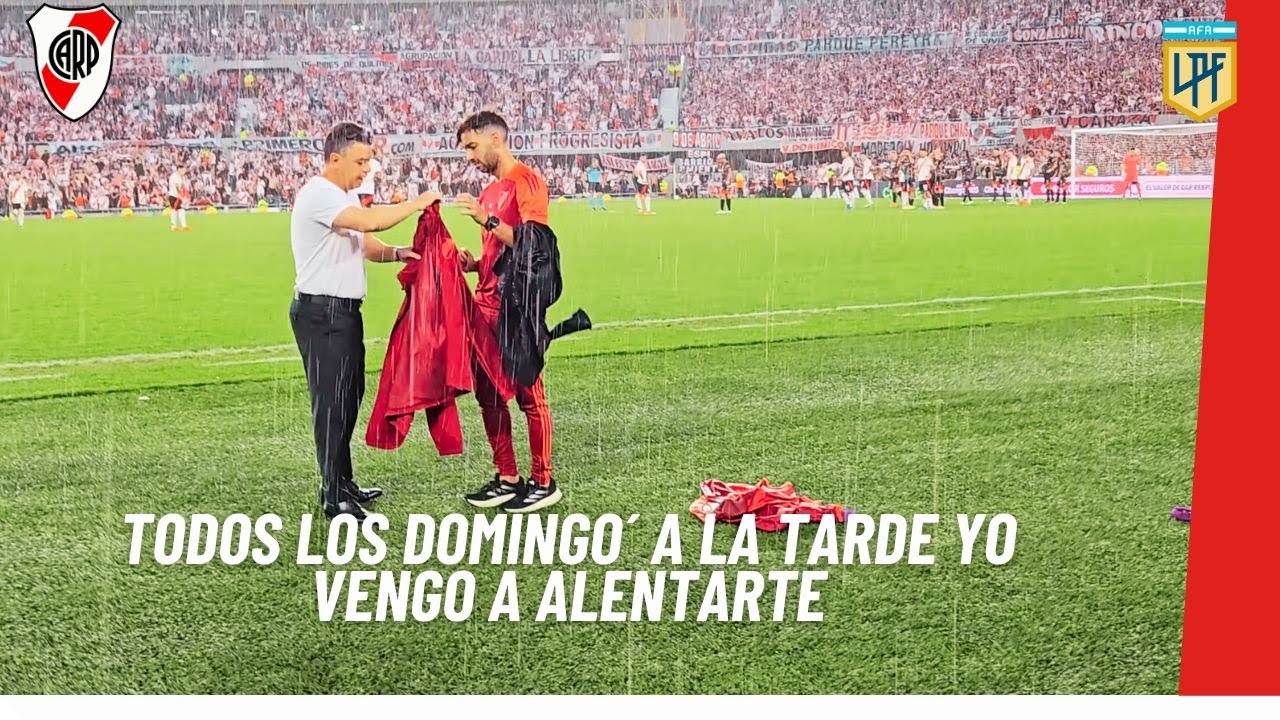 🏟LA HINCHADA DE RIVER BAJO LA LLUVIA EXPLOTA EL MONUMENTAL + TODOS LOS DOMINGO A LA TARDE...10/11/24