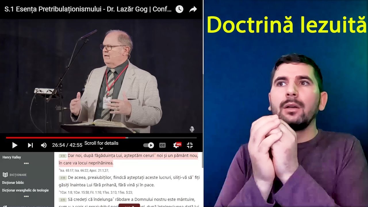 Ep.2 Lazăr Gog Năruiește Esența Evangheliei prin Esența Tribulaționismului | Conf. Vocea Creștinilor
