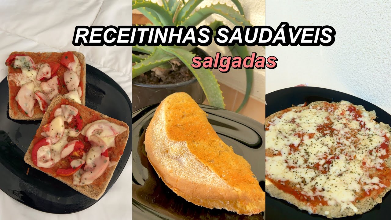 4 IDEIAS DE CAFÉ DA MANHÃ SAUDÁVEL, SALGADAS E FÁCIL