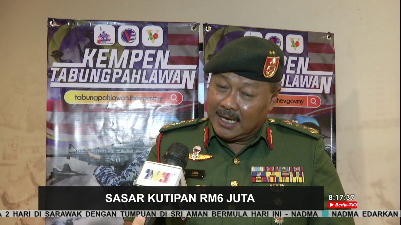 Kempen Tabung Pahlawan&nbsp;Sasar Kutipan&nbsp;RM6 Juta
