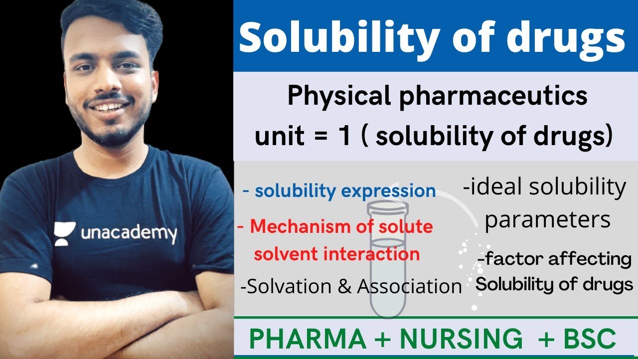 solubility of drug | solubility of drug physical pharmaceutics | solubility of drug depth of biology