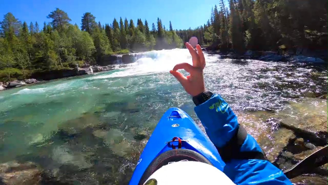 Stavasselva (kayaking Trofors, Norway)