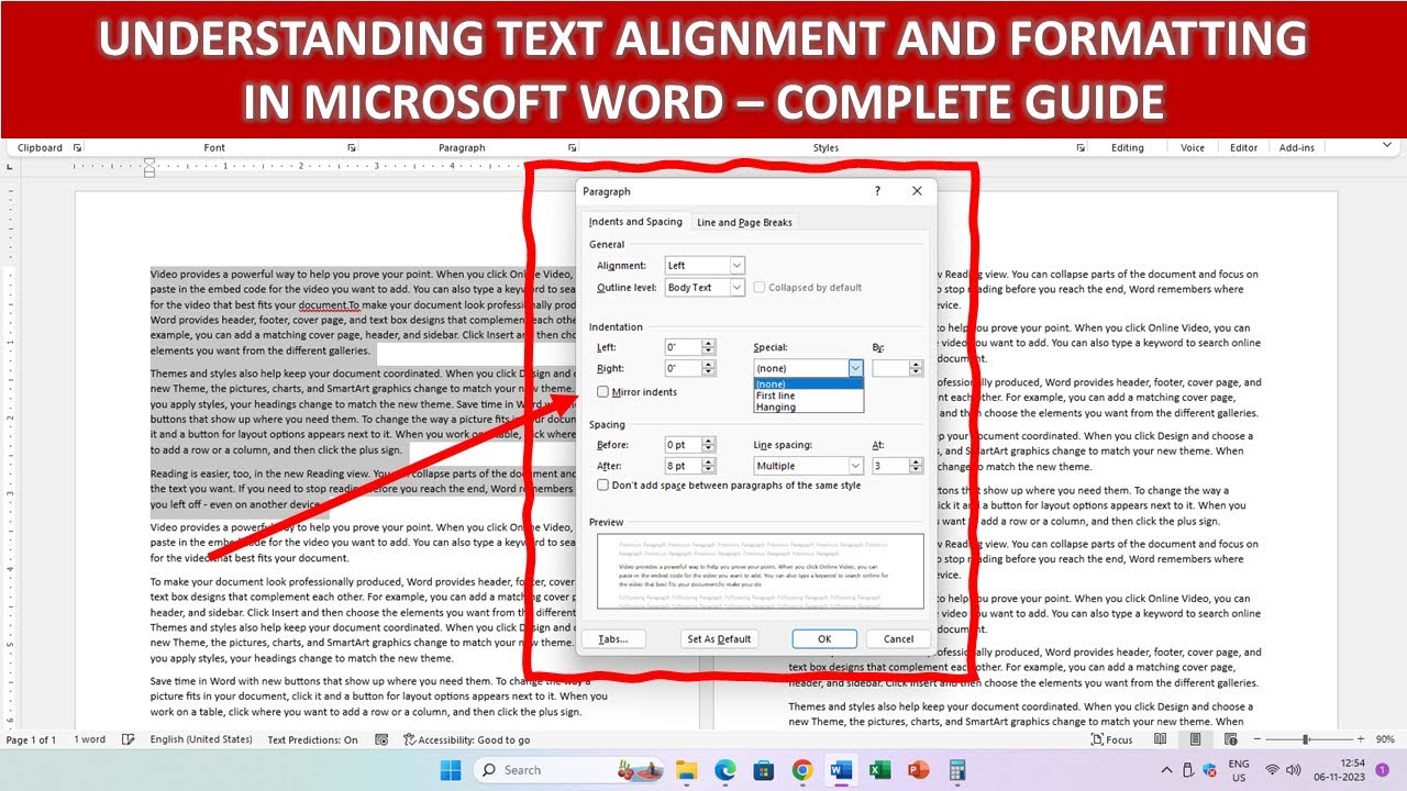 Форматирование абзацев и выравнивание текста в Microsoft Word. Учебное пособие — Урок 7