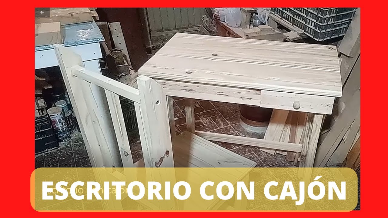 El Escritorio con Cajón Más FÁCIL.