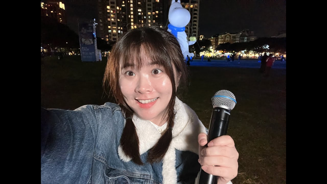 《台中勤美市民廣場》有點感冒中😣盡力演出到最後！