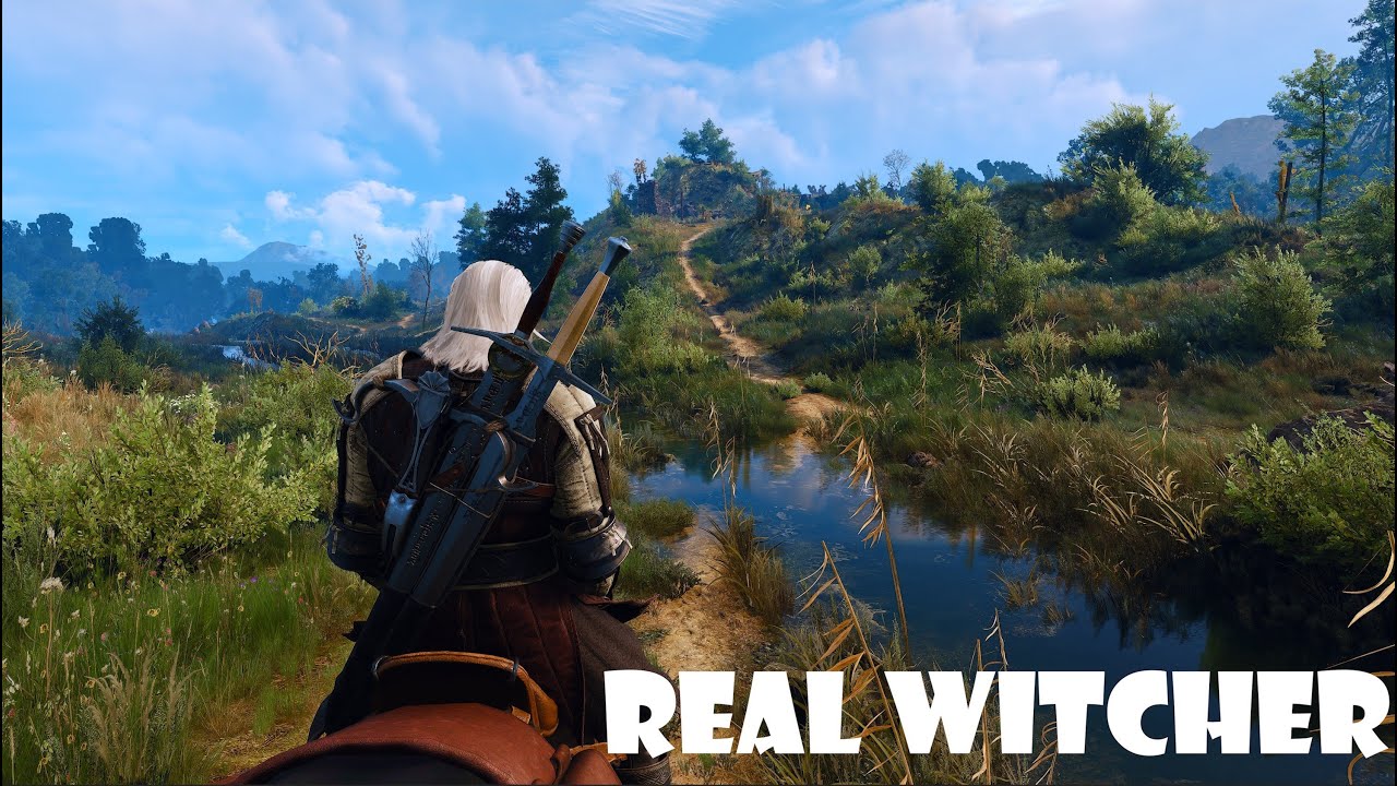WITCHER 3 REALISTIC GAMEPLAY 4K - Russian language