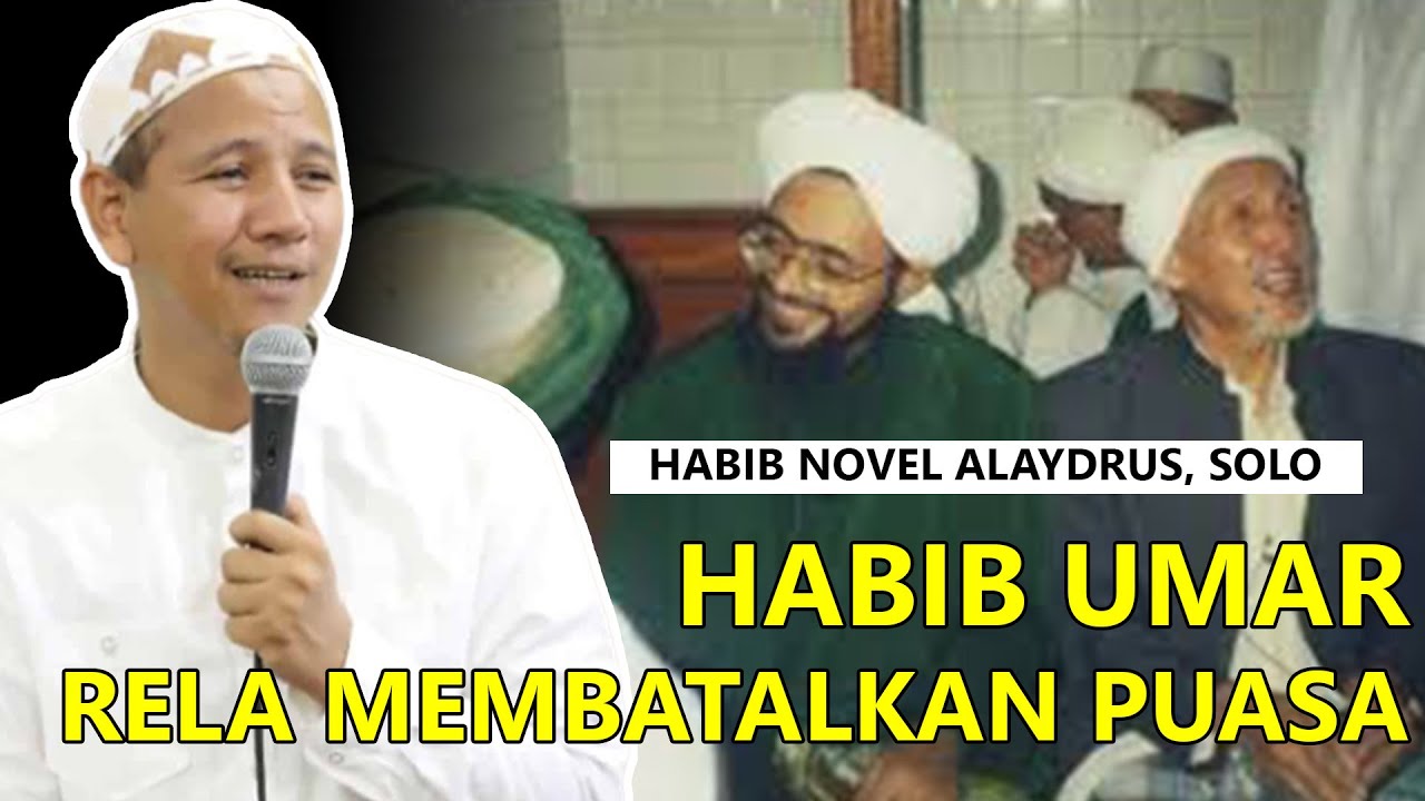 Habib Umar bin Hafidz membatalkan puasa asyuro