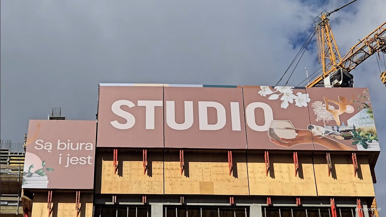 Warszawa / Warsaw Budowa wieżowca Studio A - 105 m / Construction of Studio - 29.09.2024