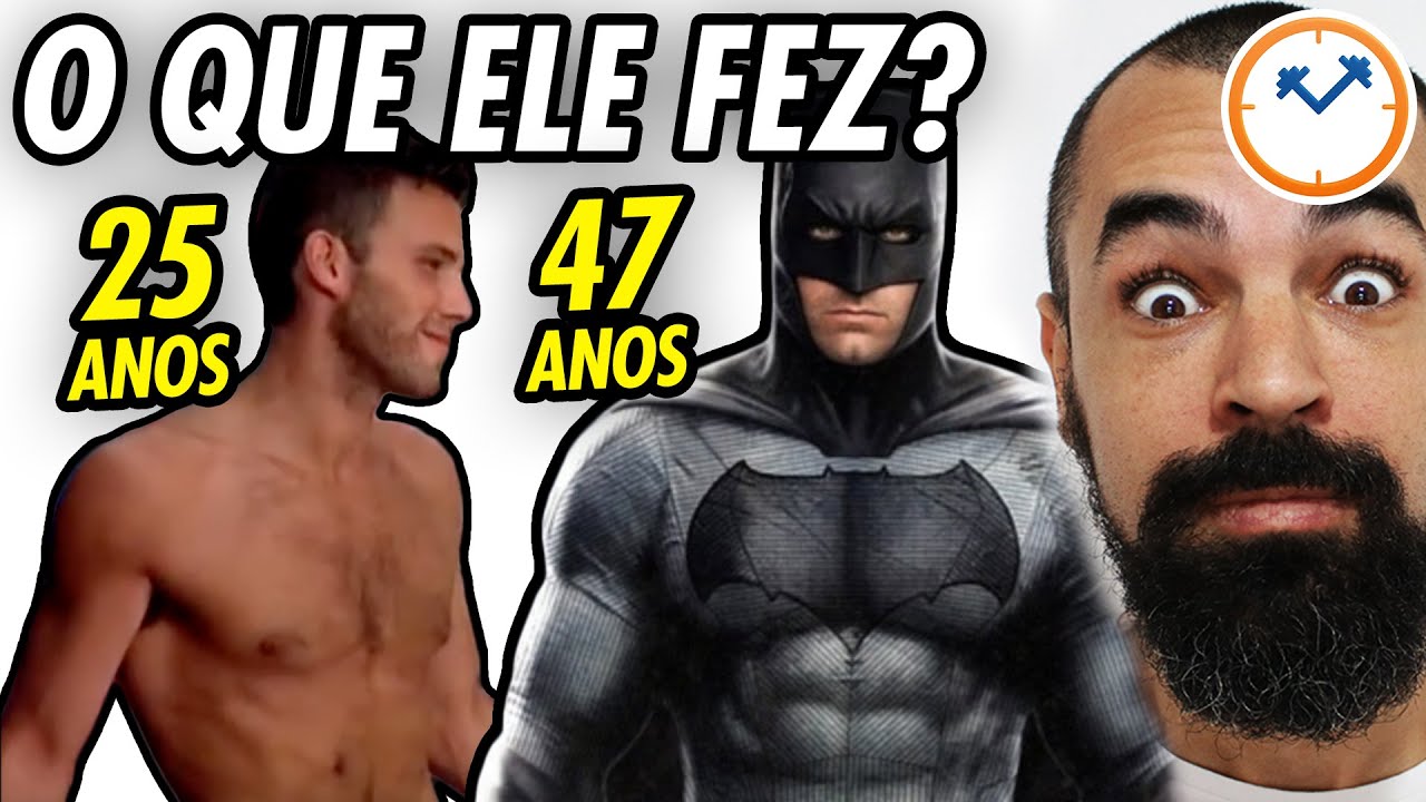 A Rotina de TREINO do BEN AFFLECK para Batman vs Superman | Saúde na Rotina