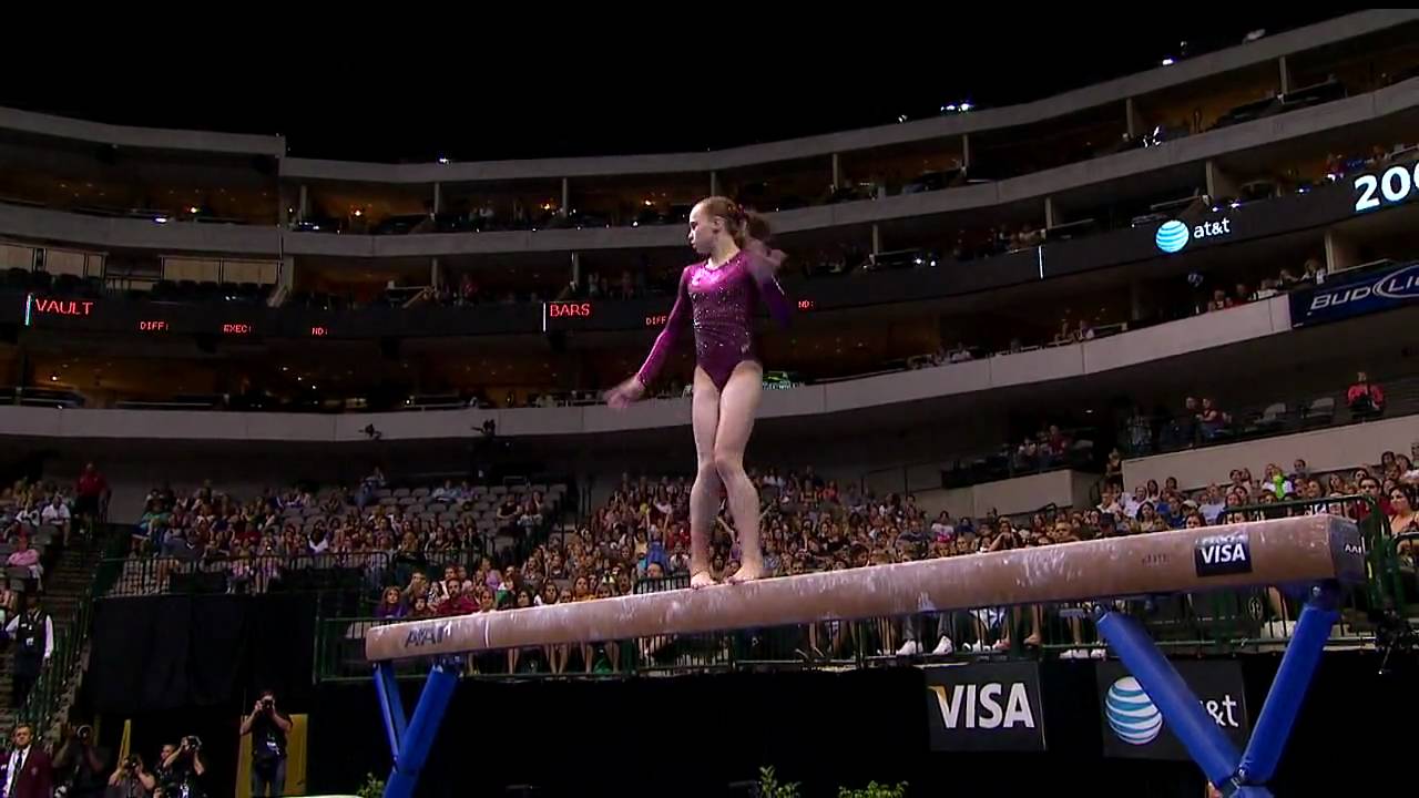 Ребекка Бросс - Бревно - Чемпионат Visa 2009 - Женщины - День 1