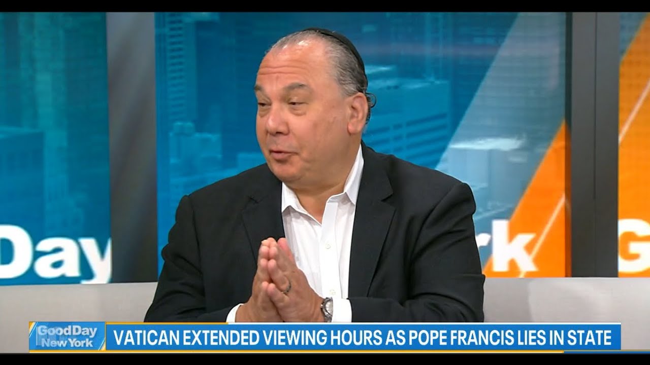 Rabbi Marc Schneier pays tribute to Pope Francis on Good Day New York  - Fox5NY (April 25, 2025)