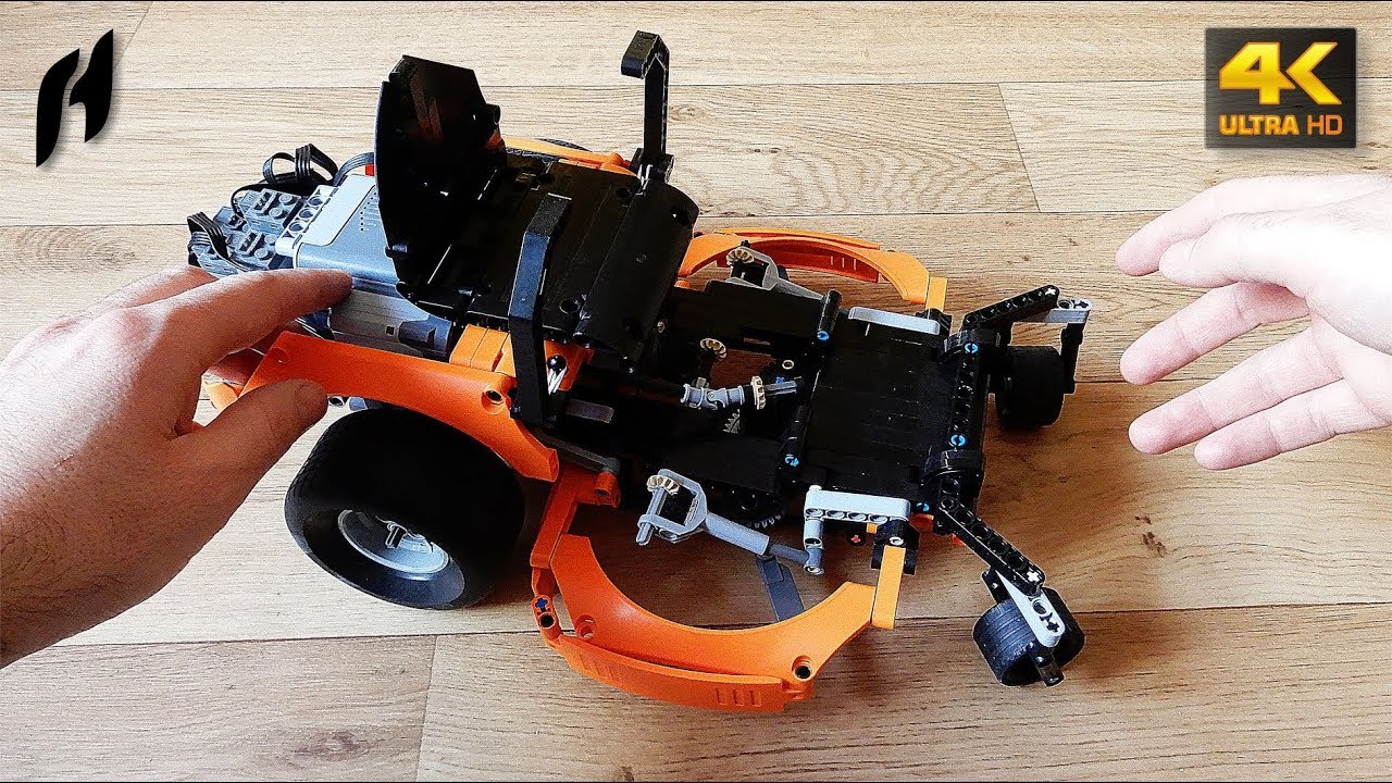How to Build a Lego Technic Zero Turn Mower (MOC - 4K)
