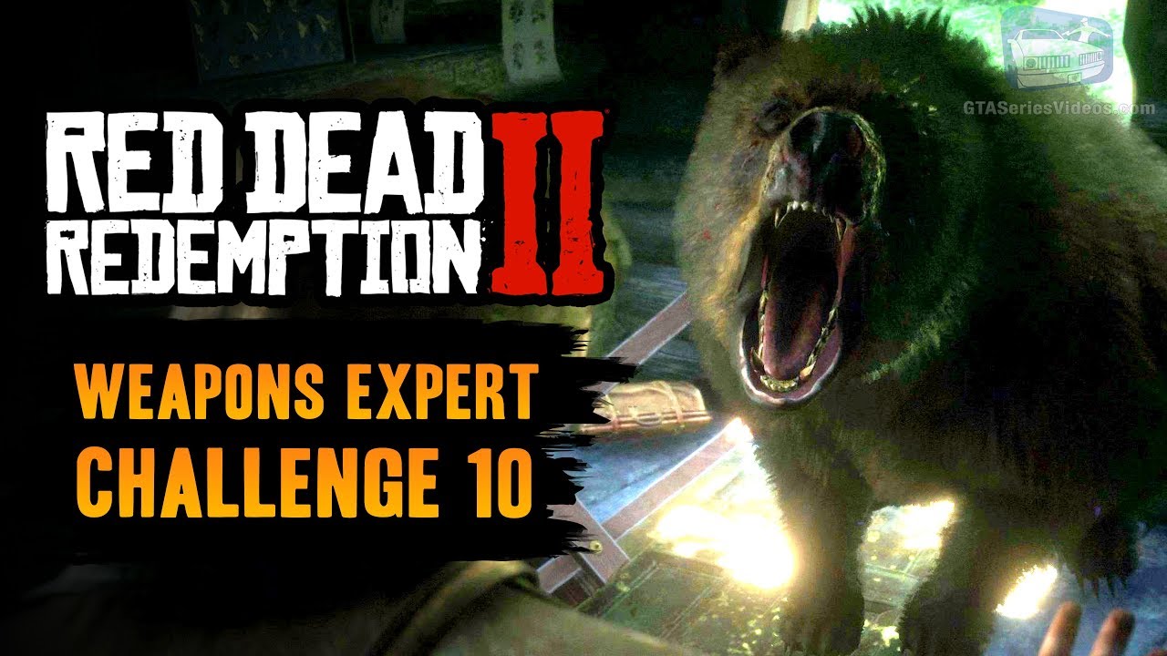 Red Dead Redemption 2 Weapons Expert Challenge #10 Guide - Kill a grizzly bear using throwing knives
