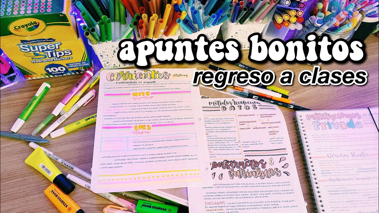 the process of my PRETTY NOTES - back to school 🌟