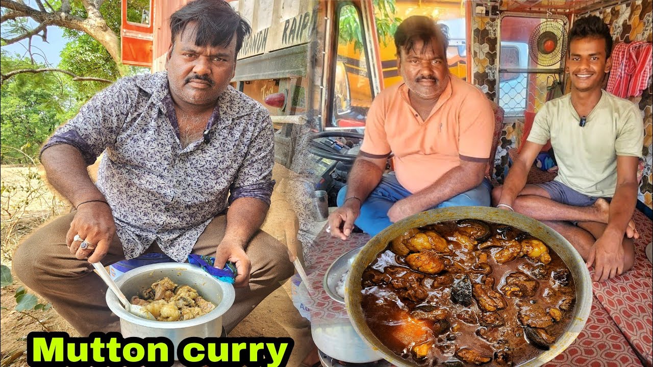 Aaj Mutton Curry Truck mai ban Hi Gaya itne dinon bad 😋 || Cooking With truck driver || #vlog